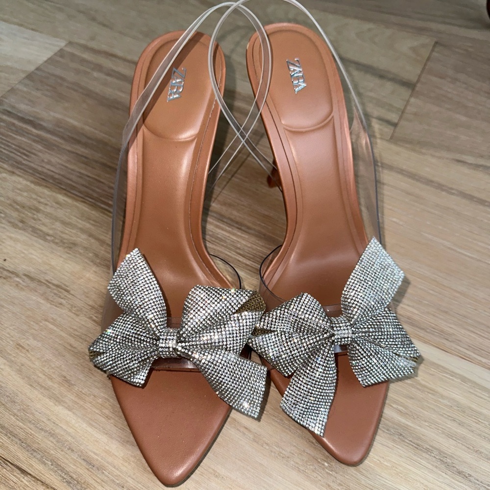 Zara heels worn 1 time only